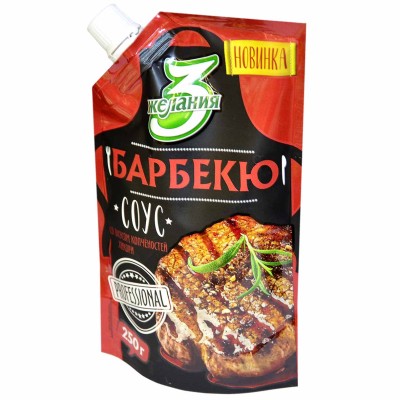 Соус 3 Желания Барбекю 250гр д/п