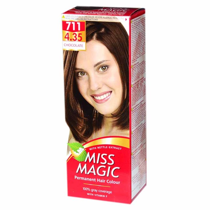 Краска для волос Miss Magic 711 Шоколад 90гр к/у