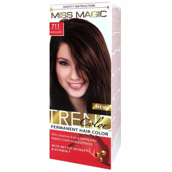 Краска для волос Miss Magic 711 Шоколад 90гр к/у