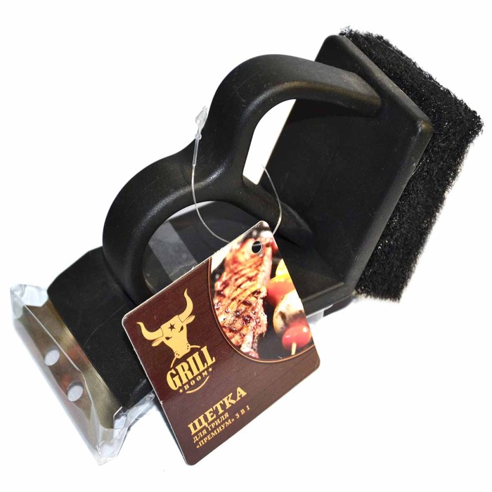 Щетка Grillboom для гриля Премиум 3в1 арт101-049