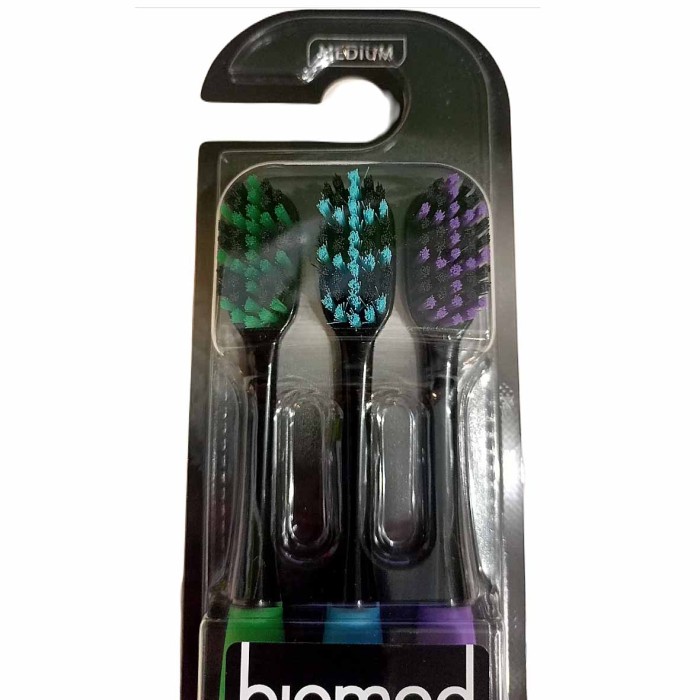 Щетка зубная Biomed Blak 3шт