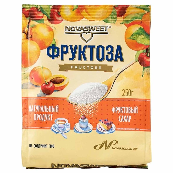 Фруктоза Novasweet 250гр м/у