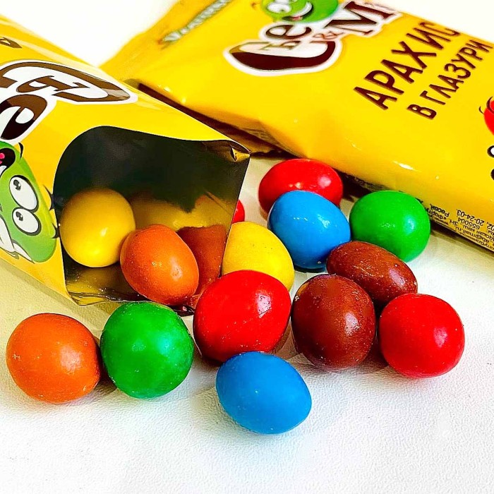 Арахис в глазури Удачные Съемс 45гр м/у