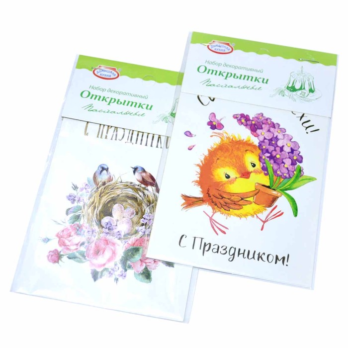 Набор декоративный Домашняя кухня открытки с термоэтикетками арт35698