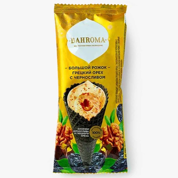 Мороженое Bahroma грецкий орех с черносливом 105гр м/у