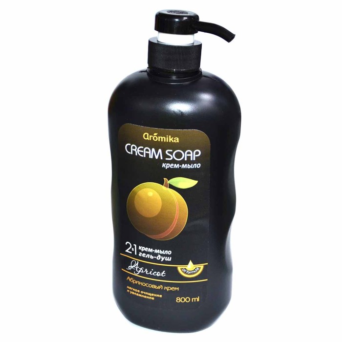 Гель для душа Aromika Абрикос 2в1 800мл пэт