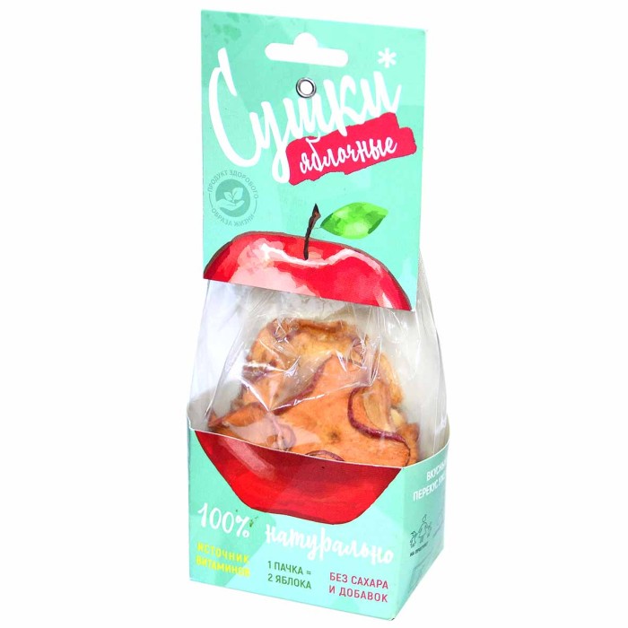 Чипсы фруктовые Сушки красное яблоко 30гр к/у