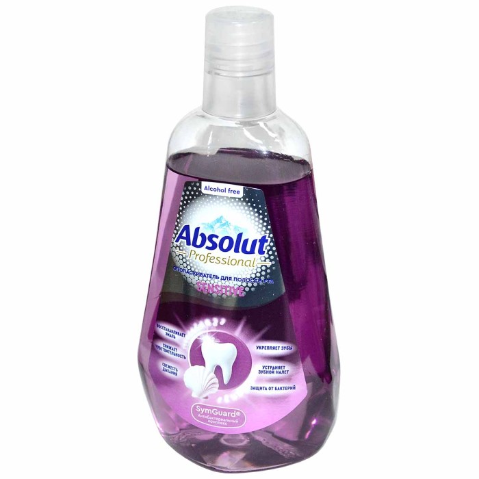 Ополаскиватель для полости рта ABSOLUT Professional Sensetivе 500мл пэт