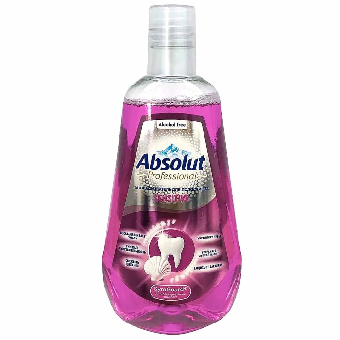 Ополаскиватель для полости рта ABSOLUT Professional Sensetivе 500мл пэт