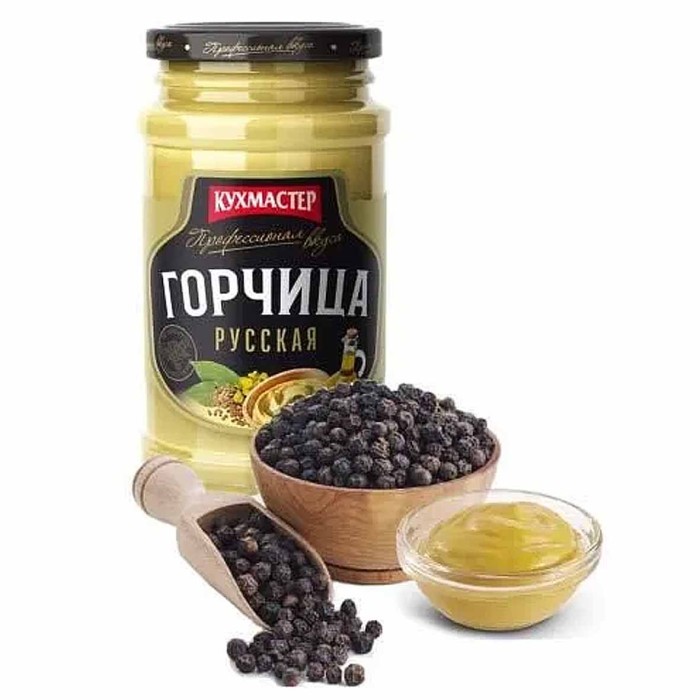 Горчица Кухмастер Русская 210гр ст/б