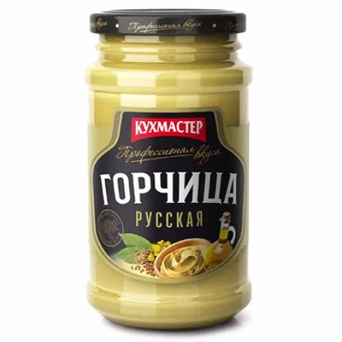 Горчица Кухмастер Русская 210гр ст/б