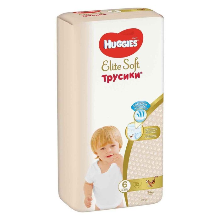 Трусики Huggies Elite Soft Pants 6 Mega (15-25кг) 32шт м/у