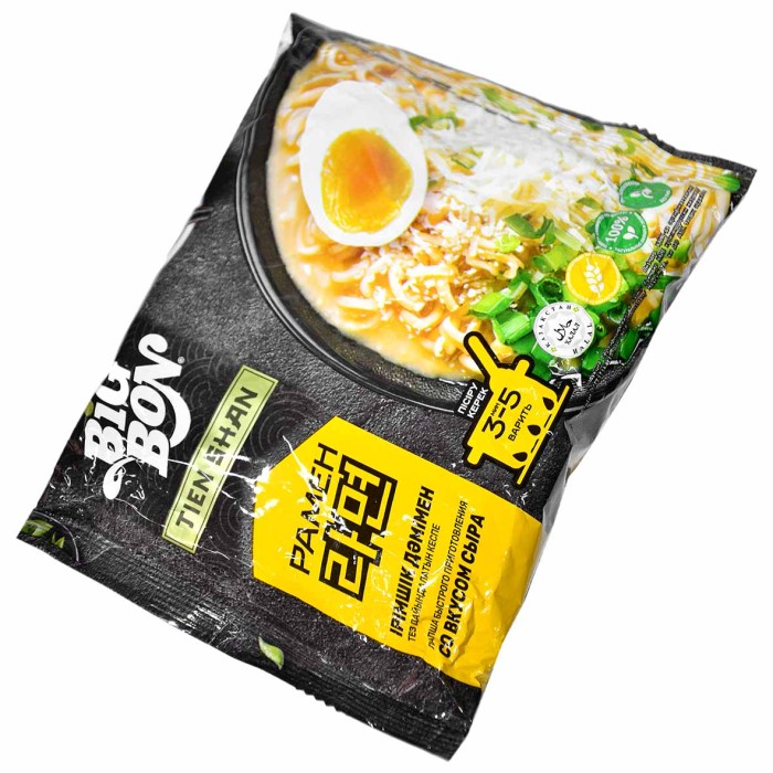 Лапша BigBon Рамен со вкусом сыра 100гр