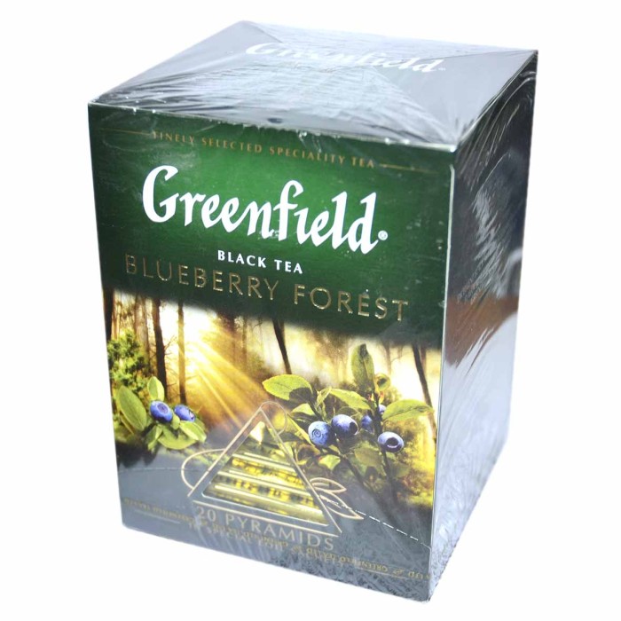 Чай Greenfield Blueberry Forest черный 20*1,8гр пирамидки к/у