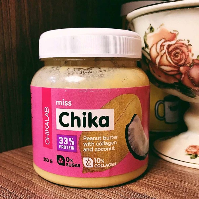 Паста Miss Chika арахисовая с кокосом 250гр пэт