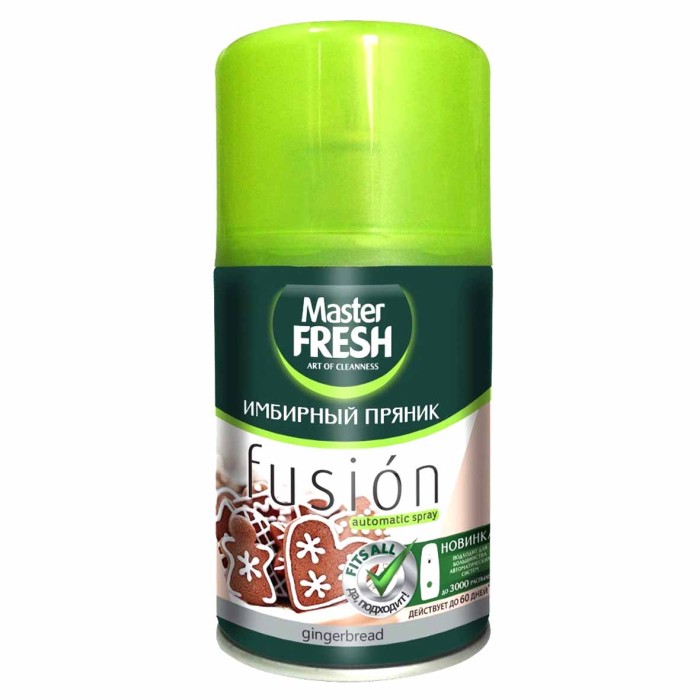 Баллон сменный Master Fresh Имбирный пряник 250мл ж/б