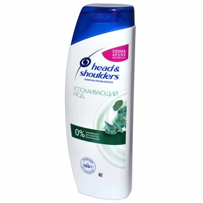 Шампунь для волос Head&Shoulders Успокаивающий уход за зудящей кожей головы 400мл пэт