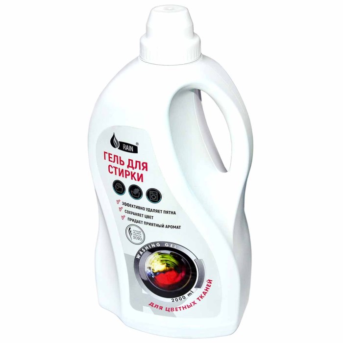 Гель для стирки Rain для цветных тканей 2л пэт