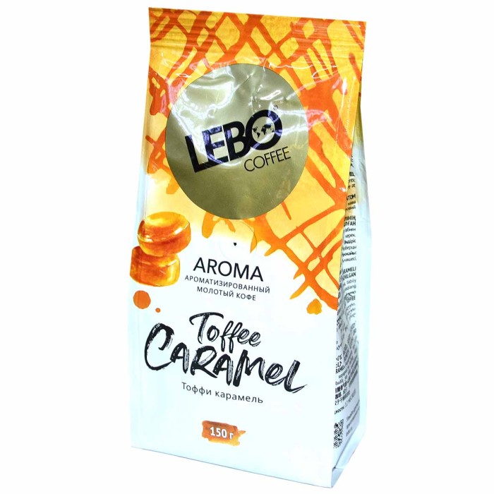 Кофе Lebo Арома молотый карамель 150гр м/у