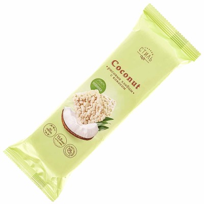 Хлебцы Тонкий Стиль рисовые с кокосом 40гр м/у