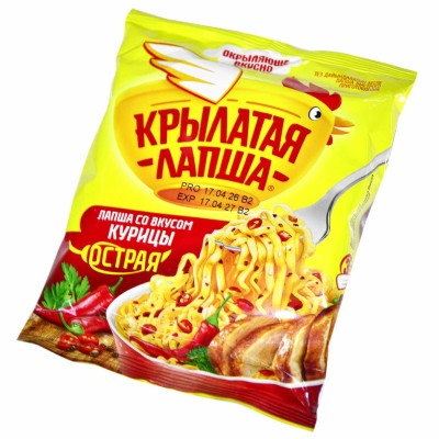 Лапша Крылатая Острая 60гр м/у
