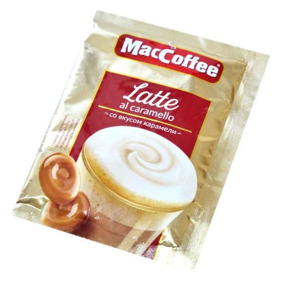 Кофе MacCoffee Latte al Caramello 3в1 22гр м/у