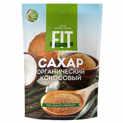 Сахар Кокосовый Fit Feel органический 200г д/п