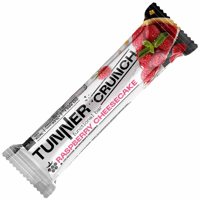 Батончик функциональный Tunner Crunch Малина 40гр