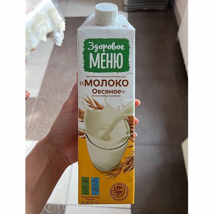Молоко овсяное Здоровое меню 1л т/п