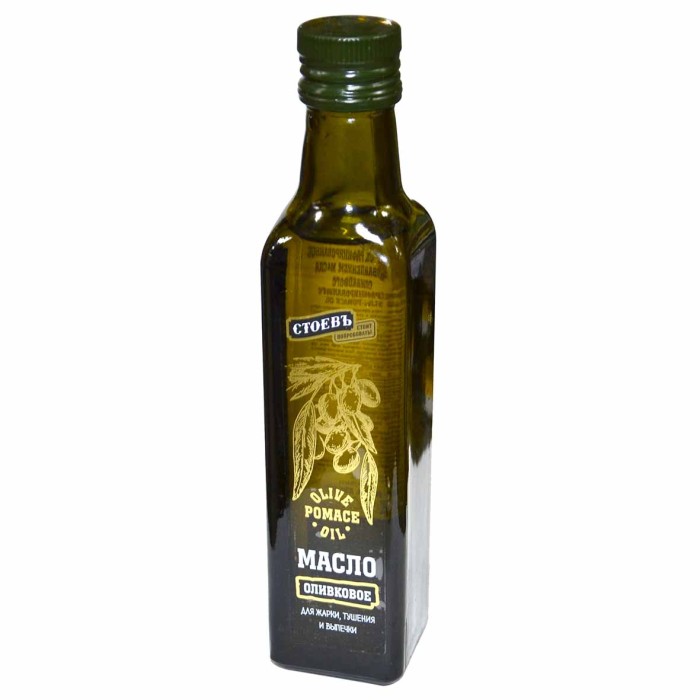 Масло оливковое Стоевъ Pomace 250мл ст/б