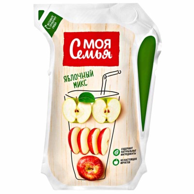 Нектар Моя семья яблочный микс 0,175л т/п