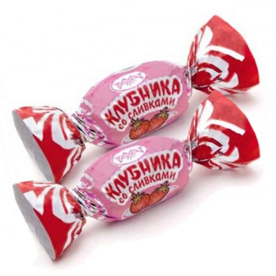 Карамель Рахат Клубника со сливками
