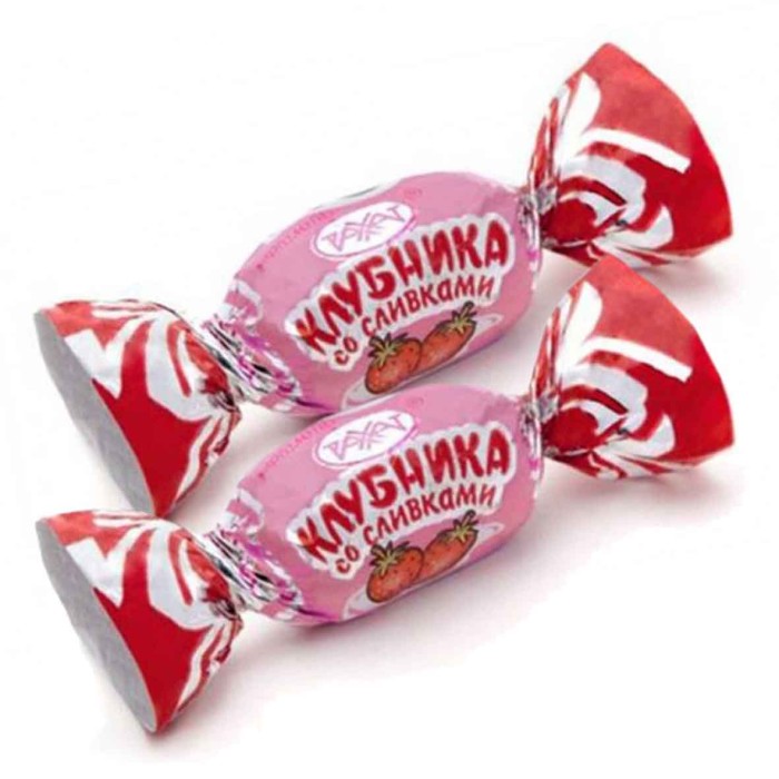 Карамель Рахат Клубника со сливками
