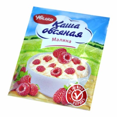 Каша овсяная Увелка с малиной 40гр м/у