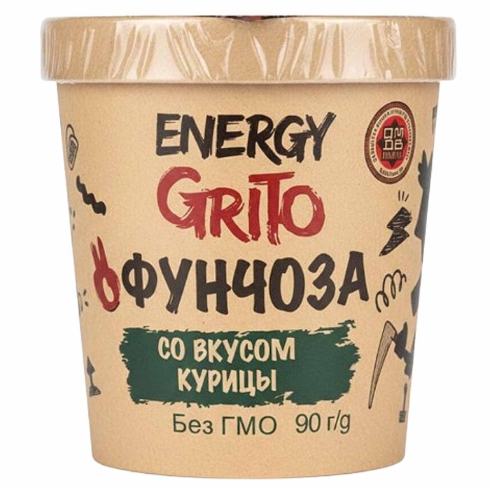 Лапша Грито энерджи фунчоза с курицей 90гр к/у