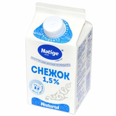 Снежок Nәtige milk 1,5% 0,45л т/п