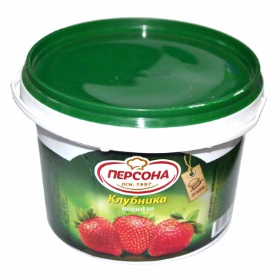 Повидло Персона Клубника 870гр пэт