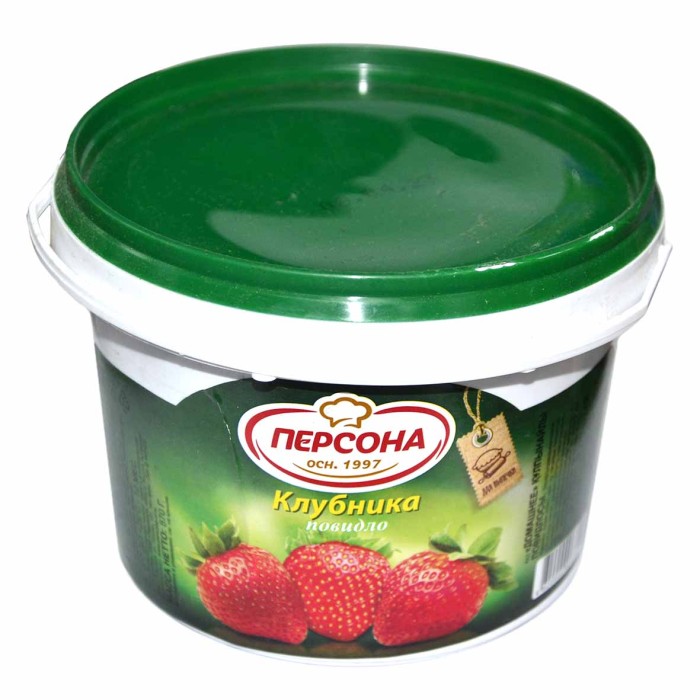 Повидло Персона Клубника 870гр пэт