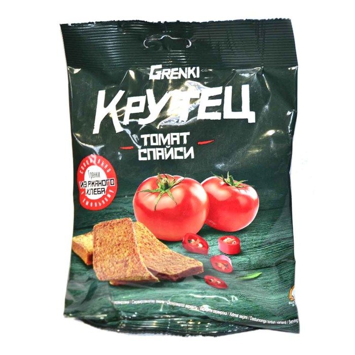 Гренки Крутец вкус томат спайси 80гр м*у
