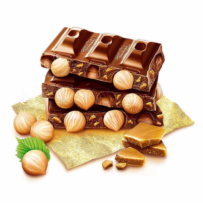 Шоколад Победа цельный фундук карамель 100гр к/у