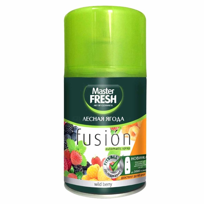 Баллон сменный Master Fresh Лесная ягода 250мл ж/б