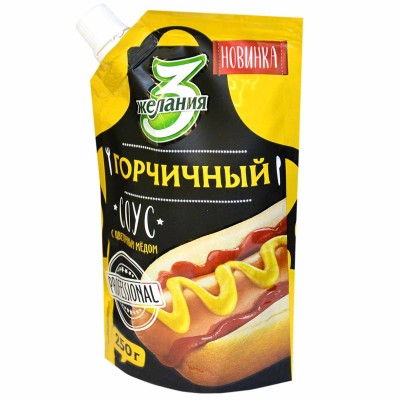 Соус 3 Желания Горчичный 250гр д/п