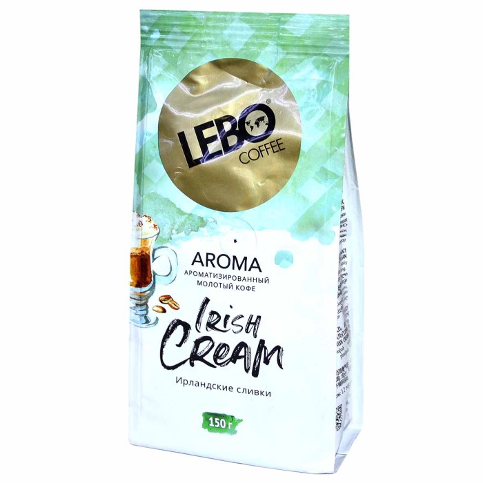 Кофе Lebo Арома молотый ирландские сливки 150гр м/у