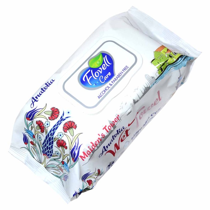 Салфетки влажные Flovell Care Anatolia 120шт м/у
