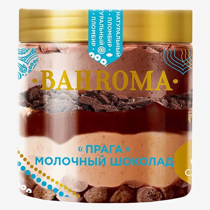 Мороженое Bahroma Pinto Прага молочный шоколад 320гр пэт