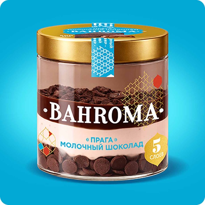 Мороженое Bahroma Pinto Прага молочный шоколад 320гр пэт