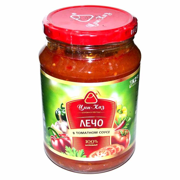 Лечо в томатном соусе Цин-Каз 680гр ст/б