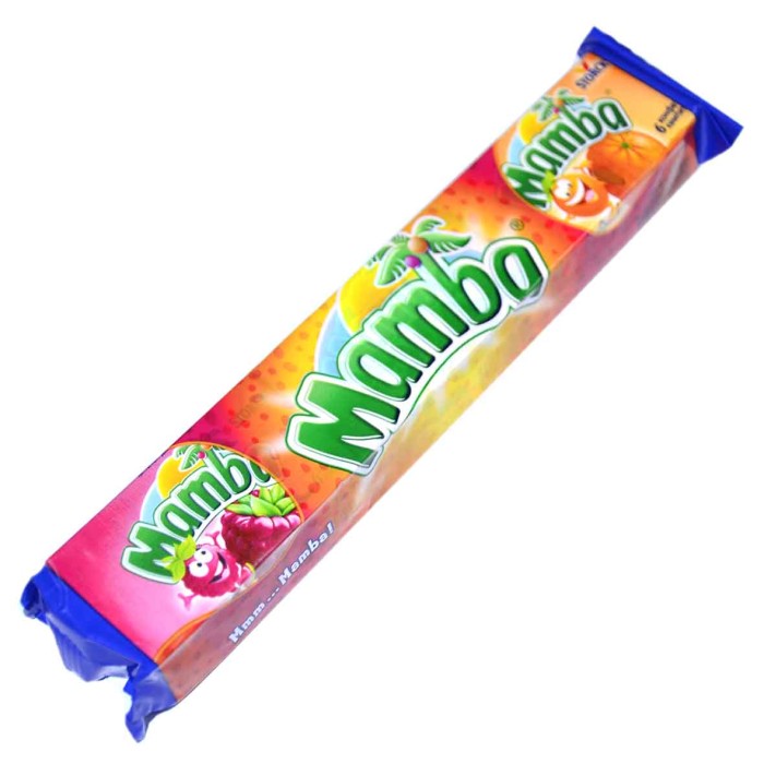 Конфеты Mamba ягодный вкус 79,5гр м/у