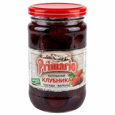 Варенье Primario Клубника 420гр ст/б