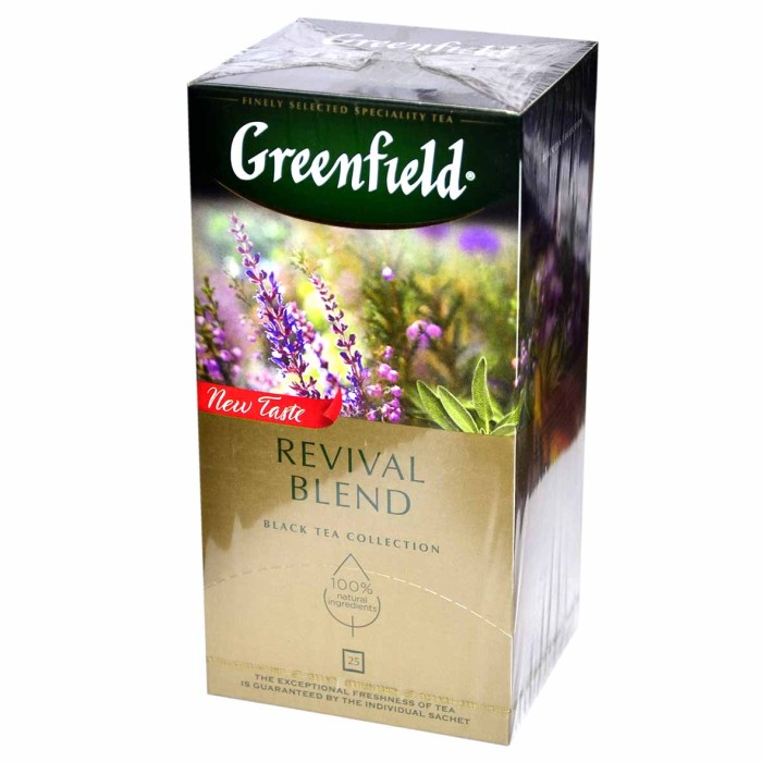 Чай Greenfield Revival Blend черный 25*1,5гр к/у